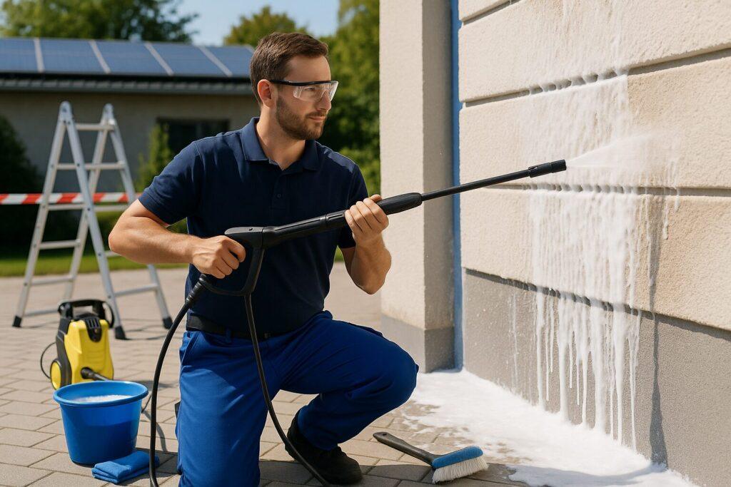 Musterflächen Reinigung – Softwash Pro