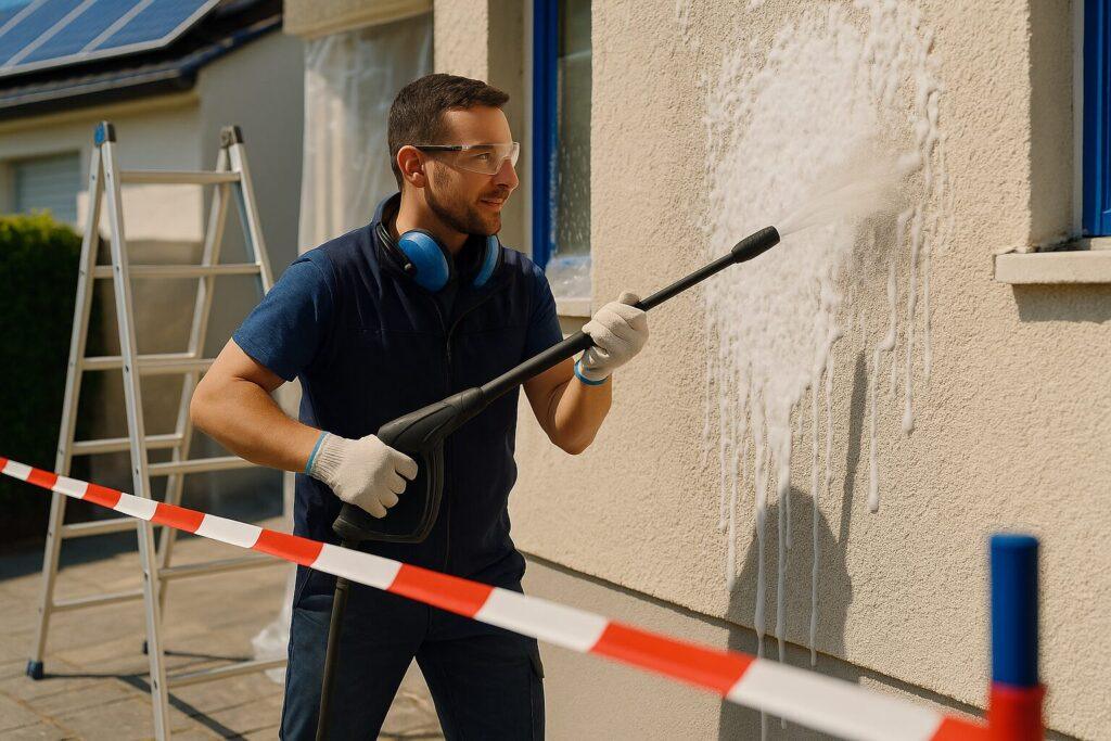 Nachhaltige Oberflächenreinigung – Softwash Pro