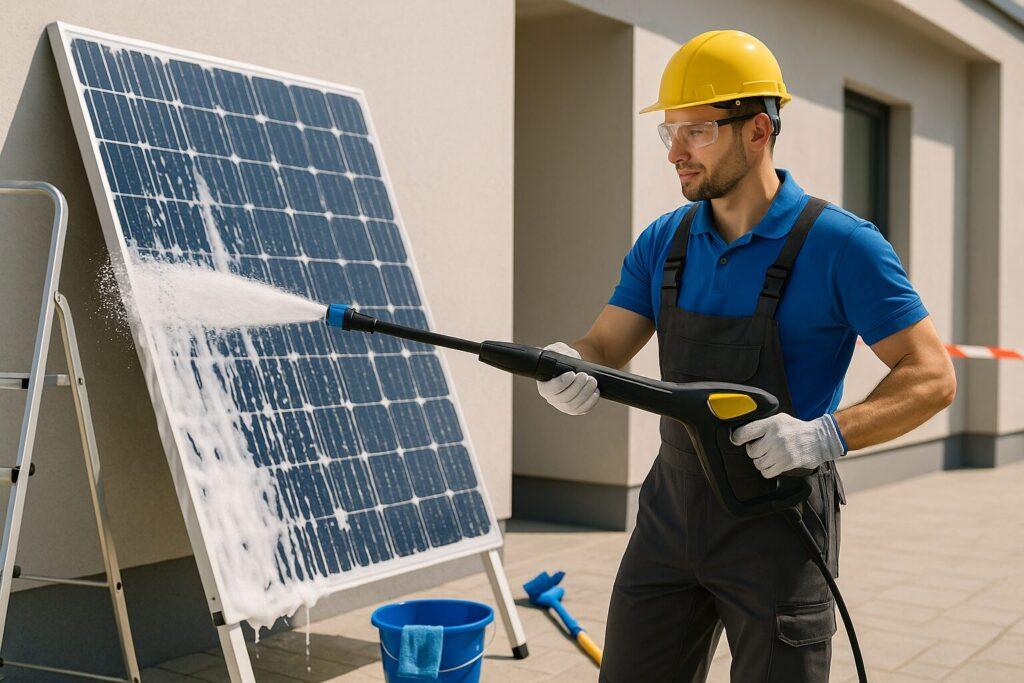 Solaranlagen Reinigung – Softwash Pro